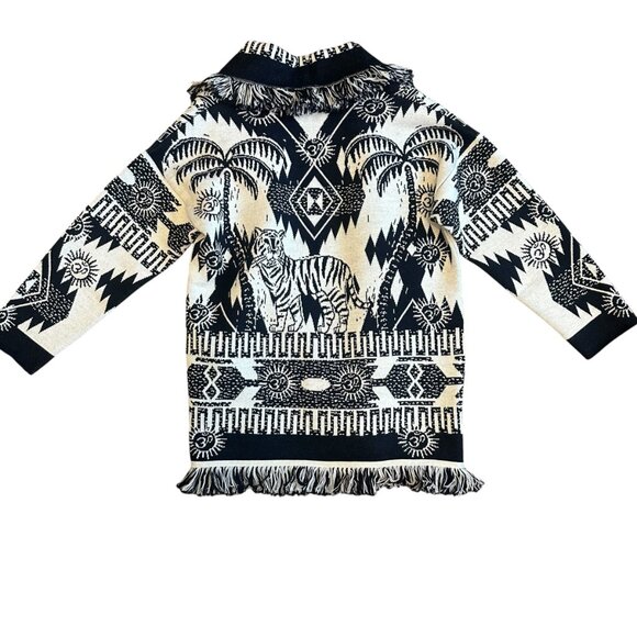 Alanui Wood Block Ibrid Cardigan Sweater Designer Luxury Size XS Women's NWT - Picture 8 of 16